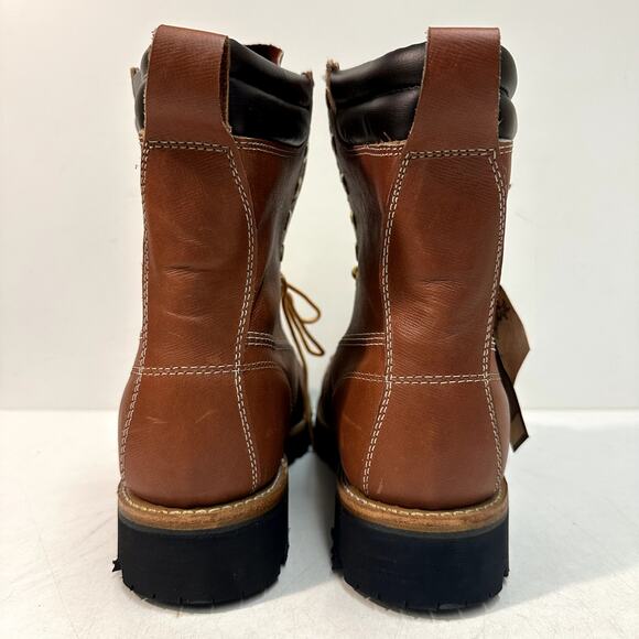 NWT VTG Knapp Boots 7" Moc Toe Steel Toe S. B. Foot Made in USA NOS 8.5 Wide EE - Picture 6 of 16
